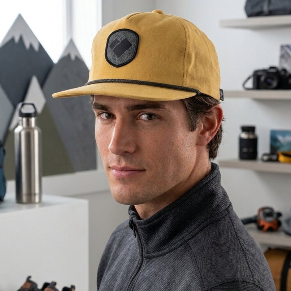 Obermeyer Yellow Cap with Logo NWT